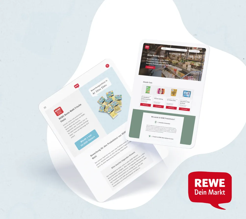 Rewe Geschäft von Außen